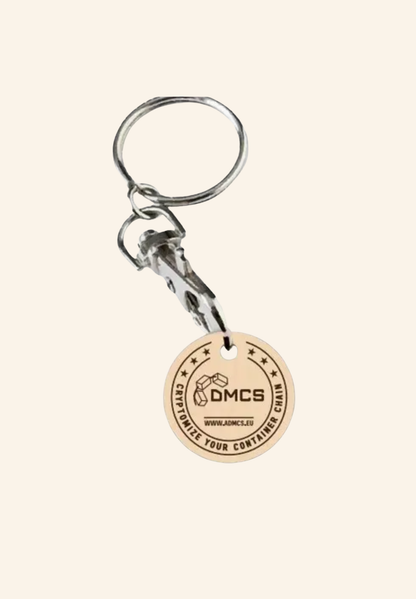🛒 Jeton de caddie porte-clés Léna