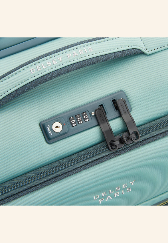 Valise Delsey cabine Slim en polyester recyclé (55cm) Vayron