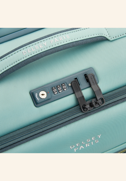 Valise Delsey cabine Slim en polyester recyclé (55cm) Vayron