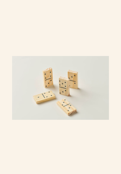 Jeu de dominos et cartes en bois Domi