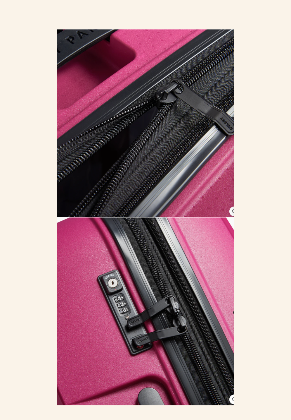 Trolley Delsey cabine extensible recyclée BELMONT PLUS
