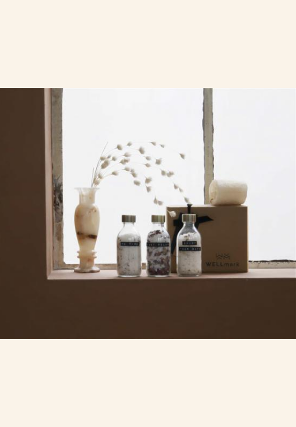 Coffret bien-être Wellmark sels de bain et parfum Lyséane