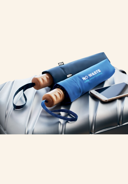 Parapluie 99cm de poche pliable manche en bois Faryon