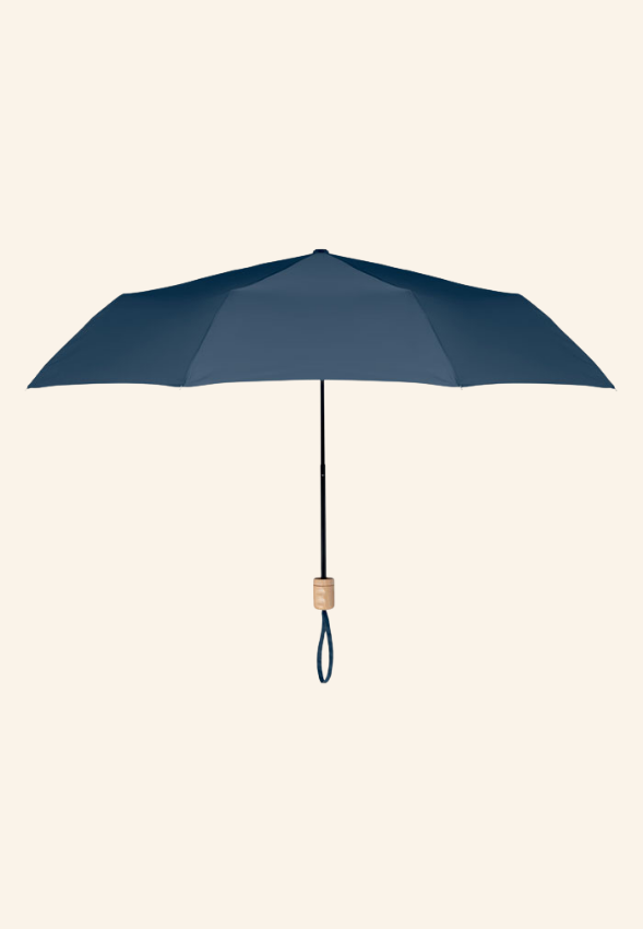 Parapluie 99cm de poche pliable manche en bois Faryon