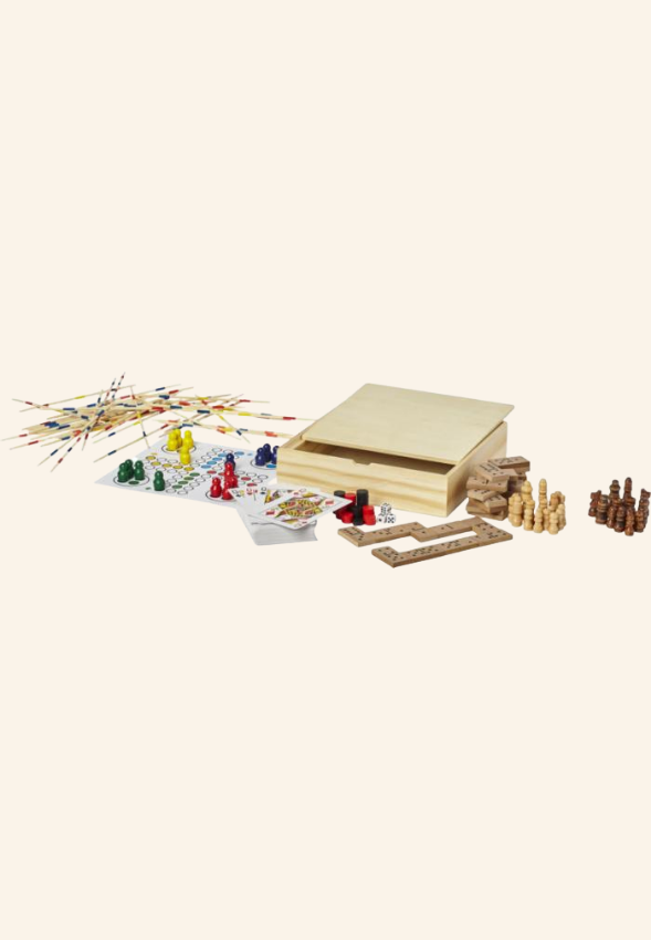 Coffret de jeux en bois multi-activités Maëlion