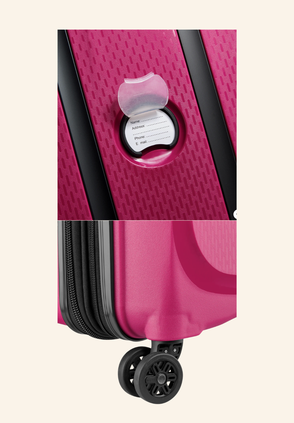 Trolley Delsey cabine extensible recyclée BELMONT PLUS