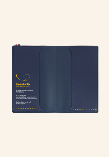 PORTE CARTE GRISE COUTURE