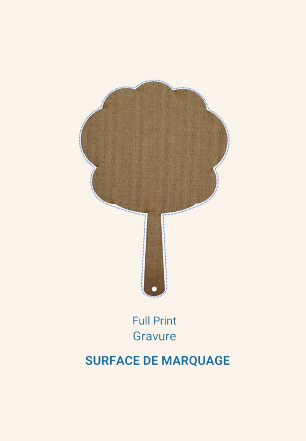 Éventail en fibres ARBRE