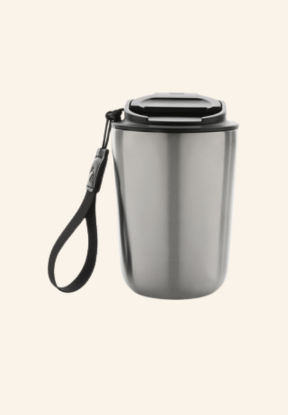 Mug iso en acier inoxydable recyclé 380ml Pacu