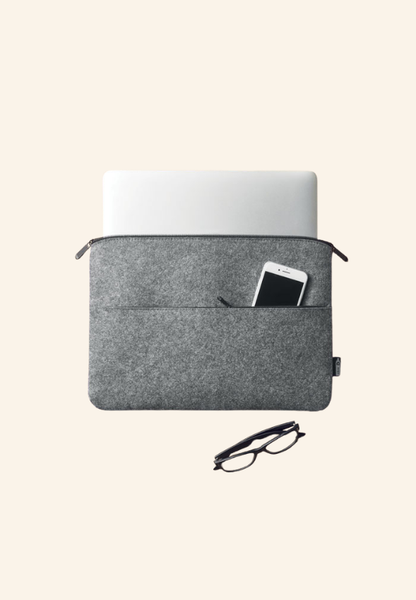 Sacoche pour ordinateur en feutre Calvine