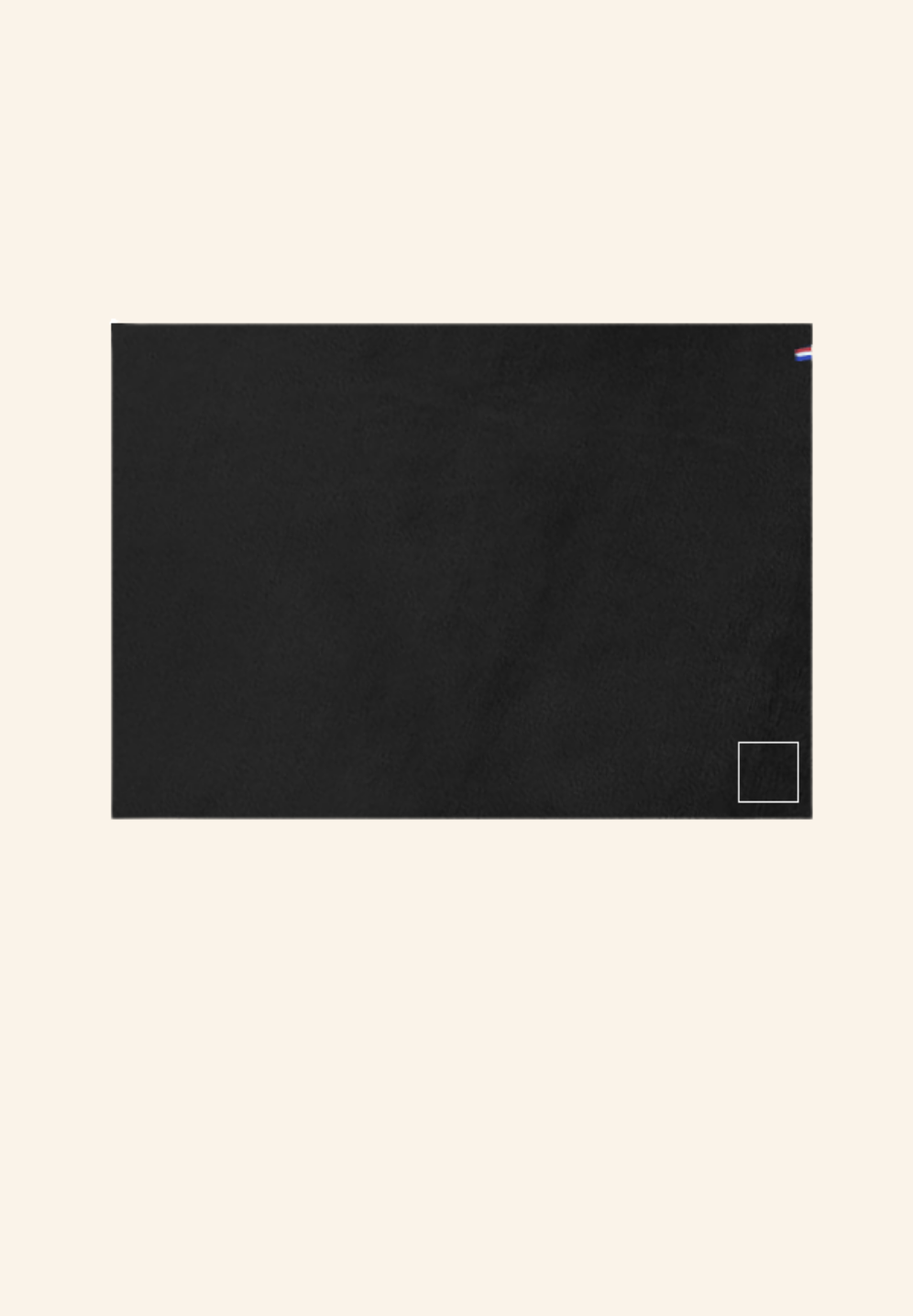Plaid polaire RENNES en polyester finition simple