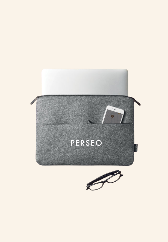 Sacoche pour ordinateur en feutre Calvine