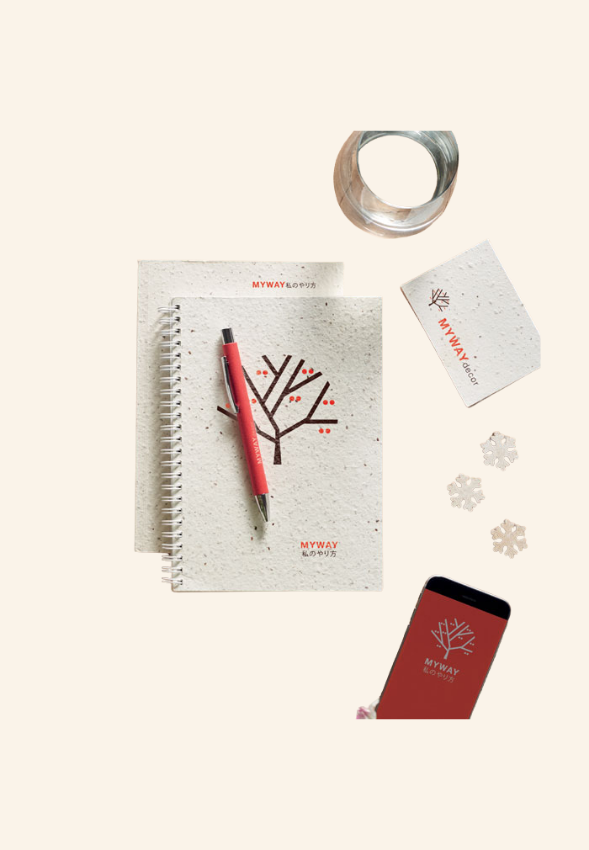 Carnet A5 200 pages en papier semence Théodore