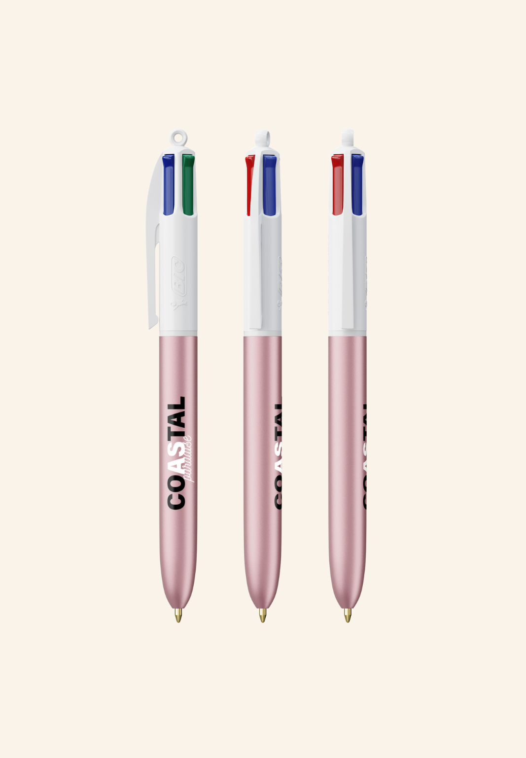 Stylo BIC 4 couleurs Gael glacé