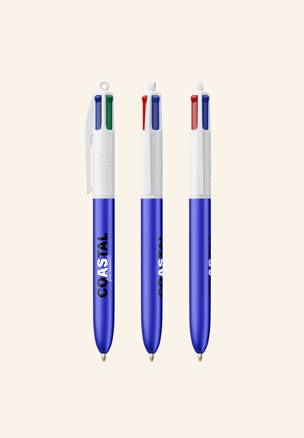 Stylo BIC 4 couleurs Gael glacé