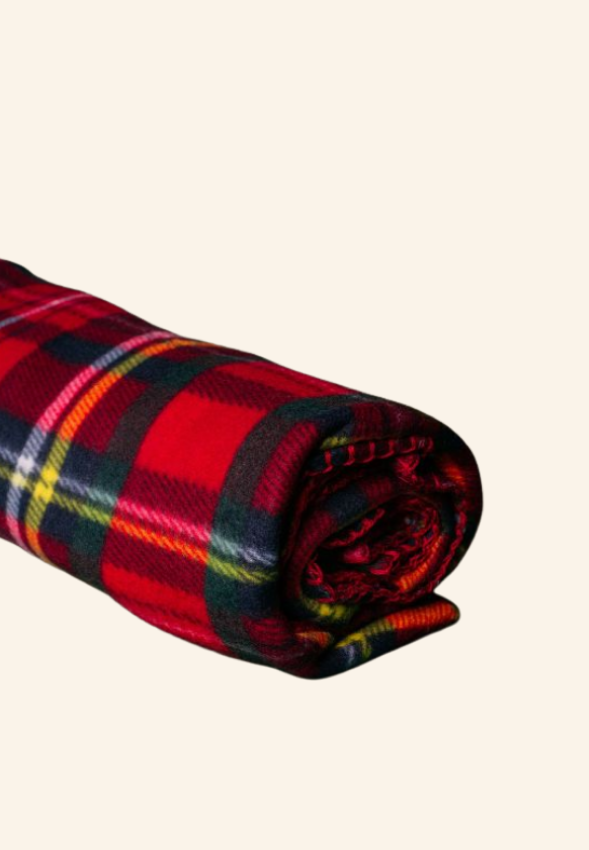 Couverture en plaid polaire recyclé Himalaya