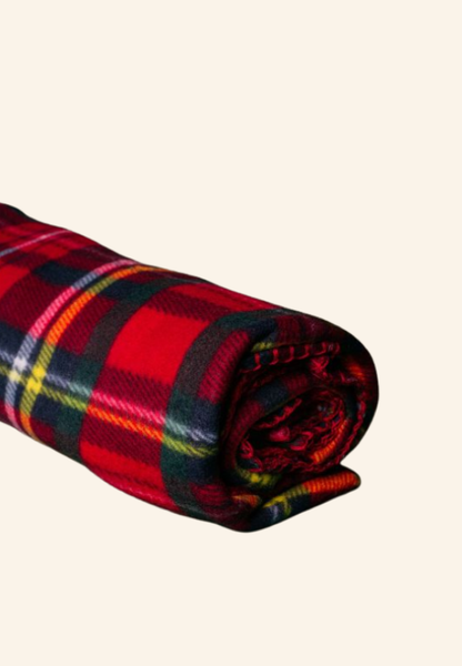 Couverture en plaid polaire recyclé Himalaya