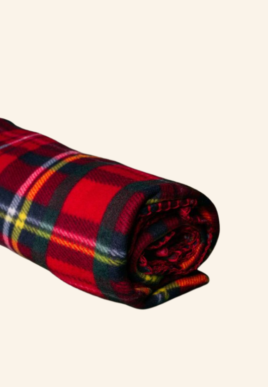 Couverture en plaid polaire recyclé Himalaya