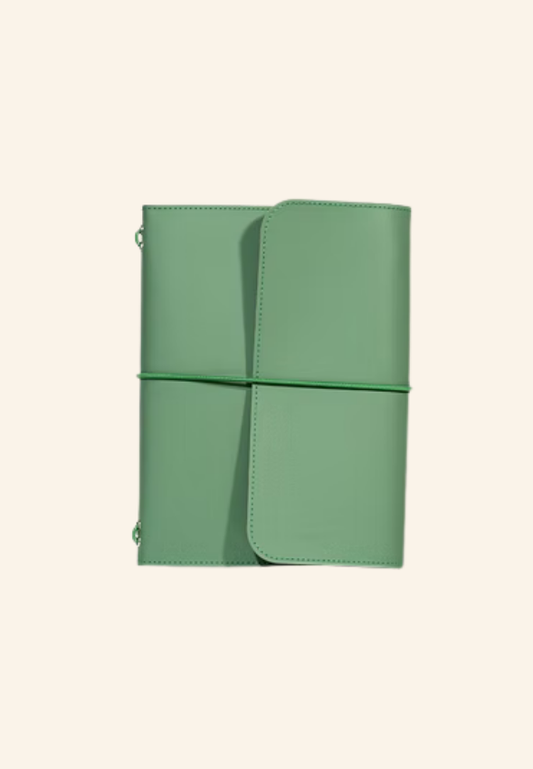 ETUI CARNET luxe A5 & A6 en chute de cuir et latex naturel certifié booba