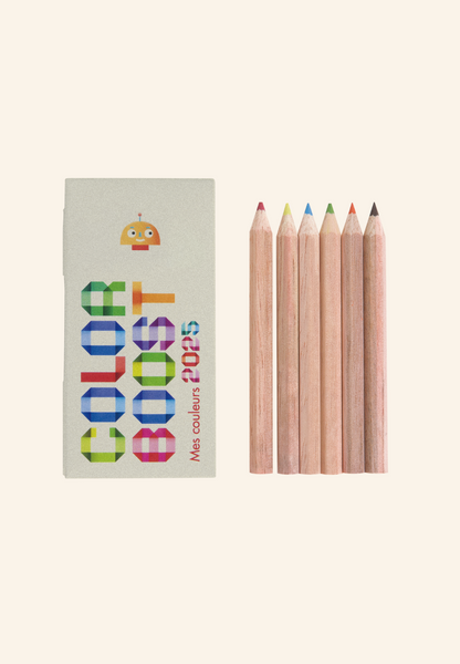 Set de 6 crayons Cora