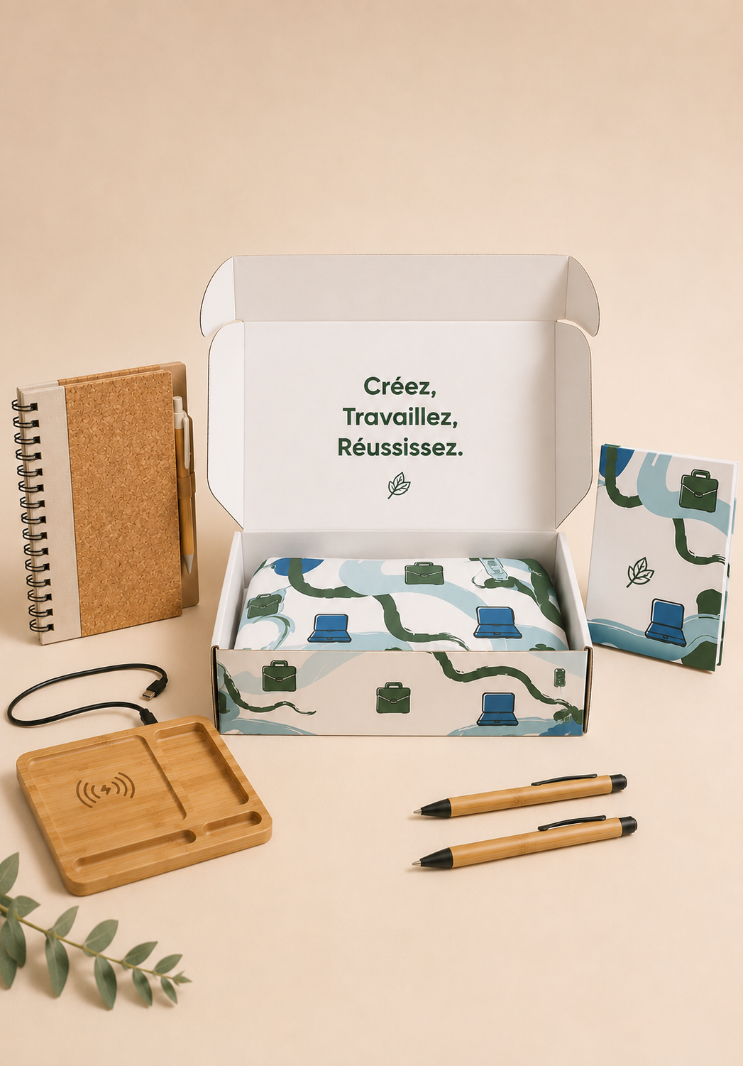 welcome pack premium bureau – poste prêt dès le jour 1