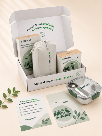 Box coffret repas & déplacements durables