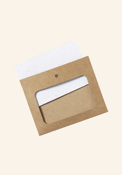 Badge Ensemencé en carton recyclé Binem