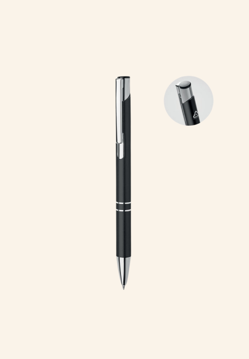 Stylo à bille en aluminium recyclé