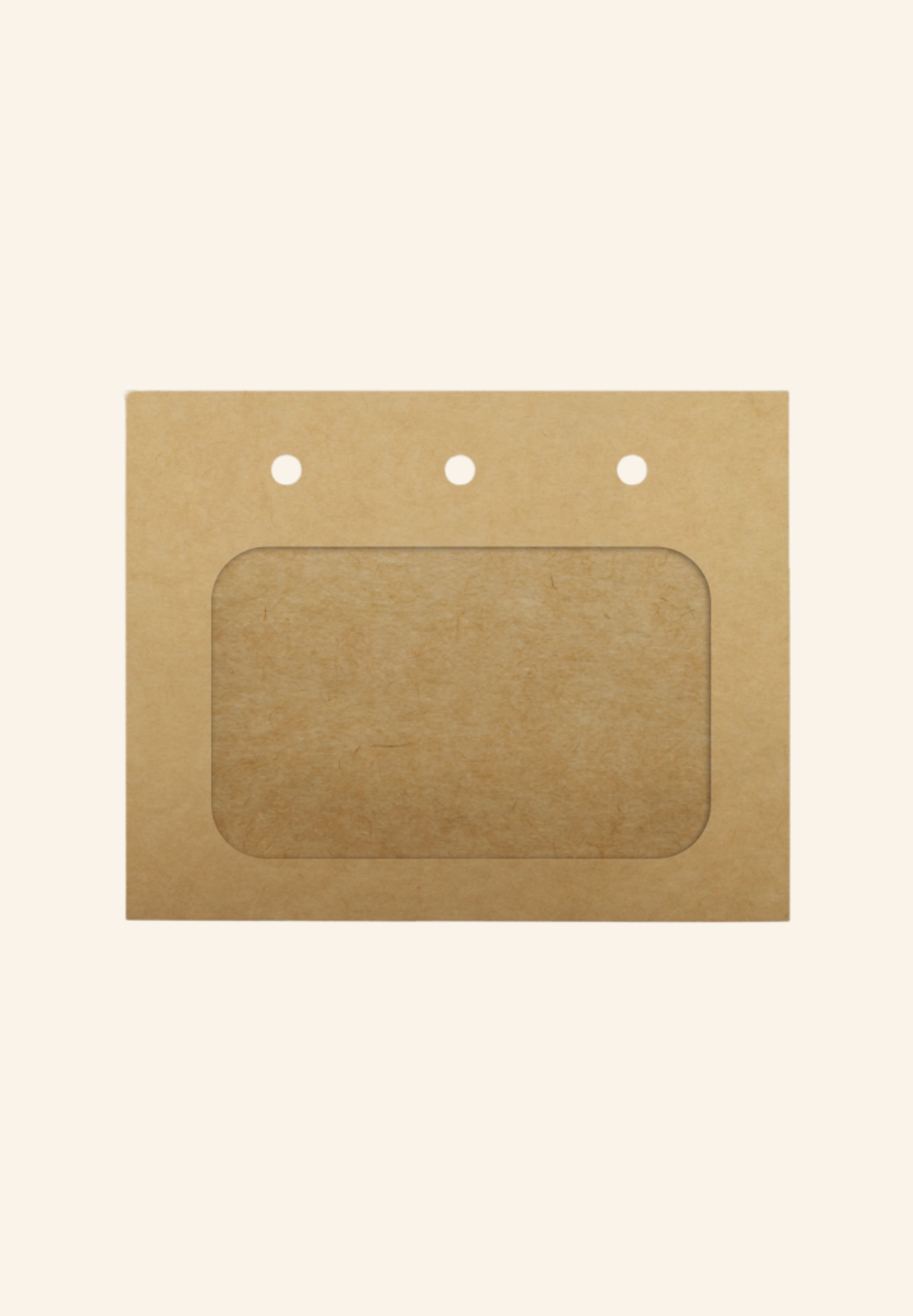 Porte-badge en papier kraft Ansonia