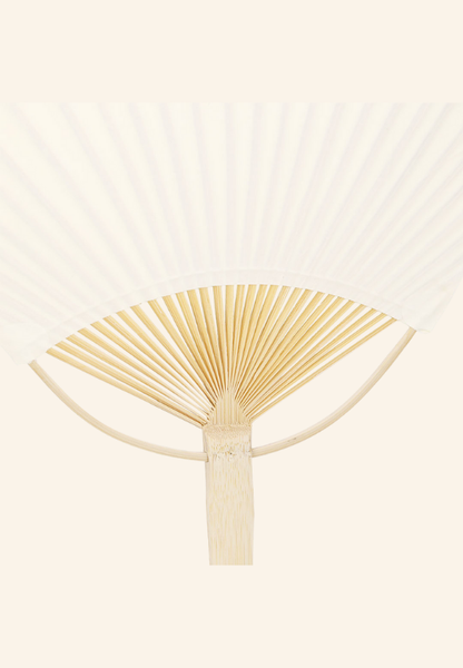 Éventail en bambou et papier Mélyan
