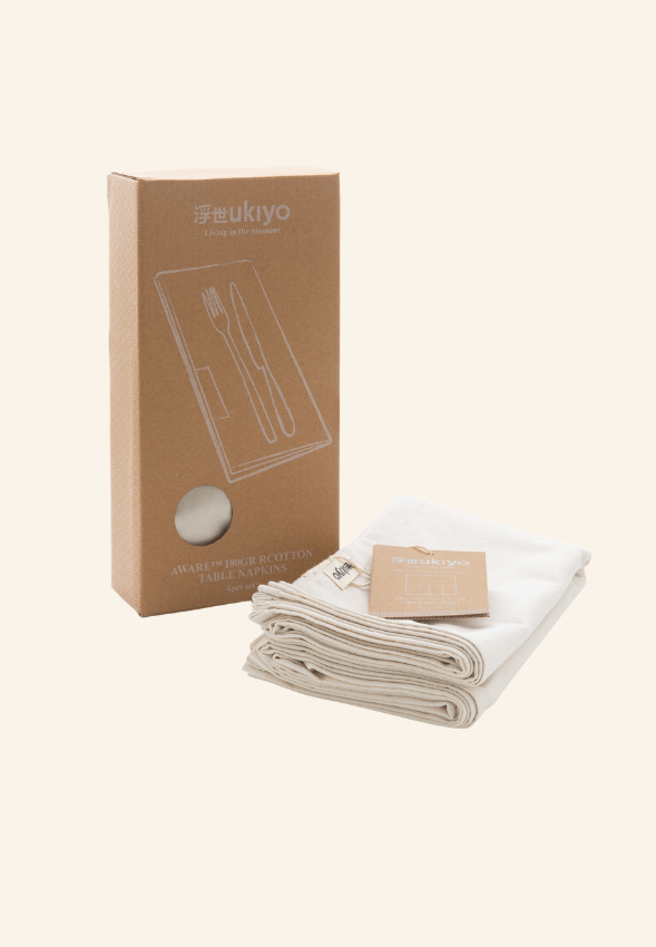 Set de 4 serviettes de table Ukiyo