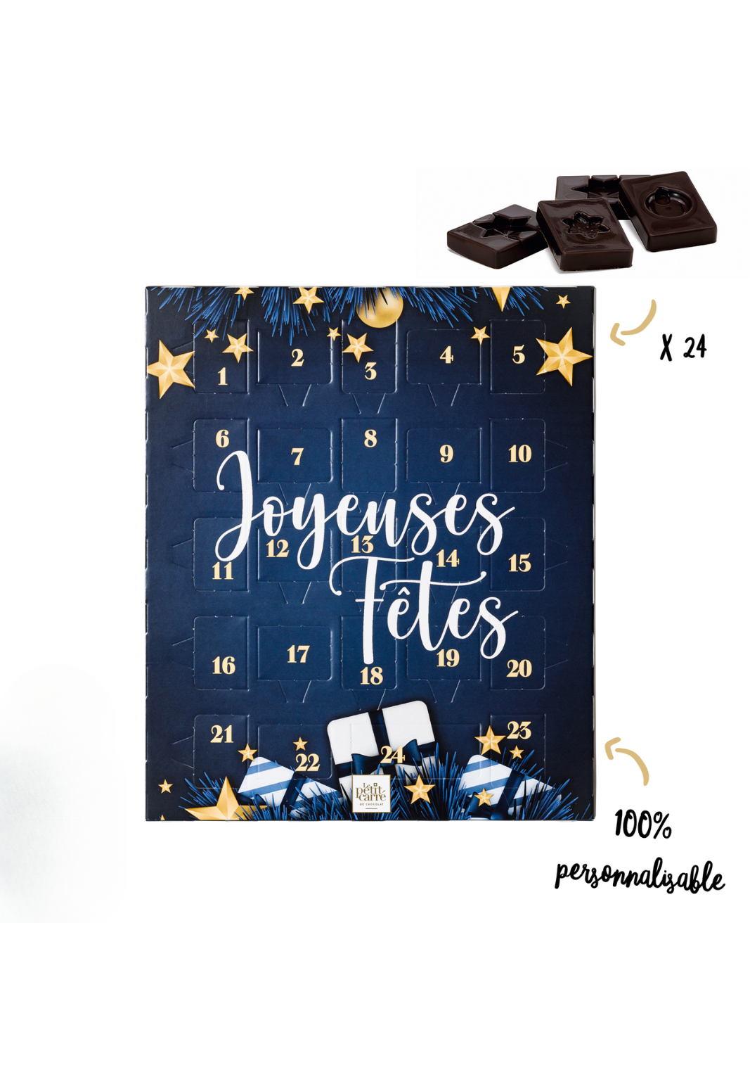 Calendrier de l'Avent Le Petit Carré de Chocolat Florent