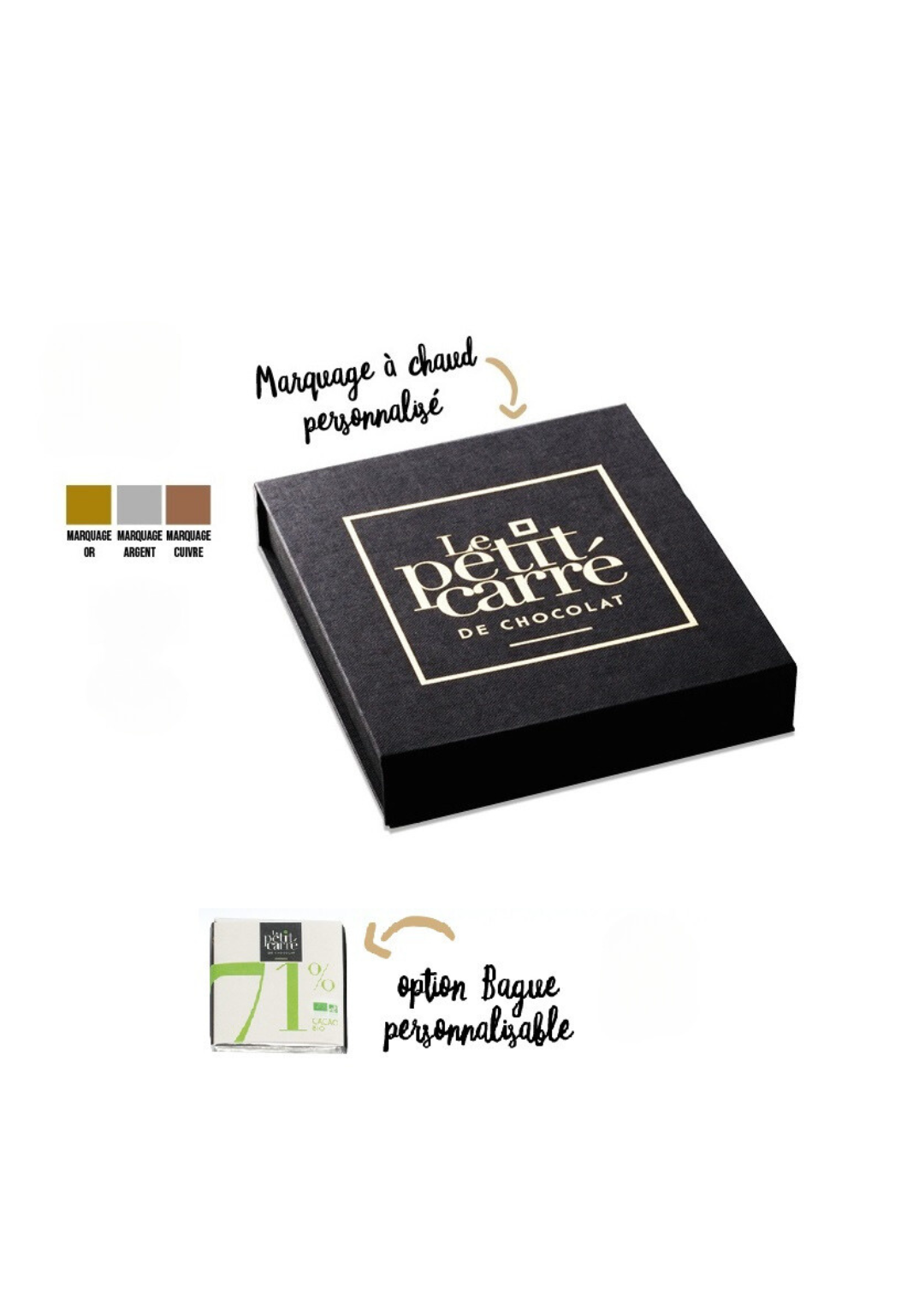 Coffret dégustation Le Petit Carré de Chocolat Eden