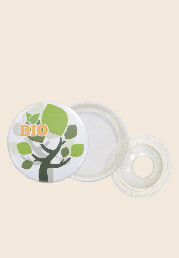 BADGE BOUTON EN PLA - MADE IN EUROPE