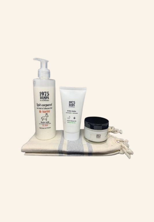 Trio crèmes et serviette Gaspard