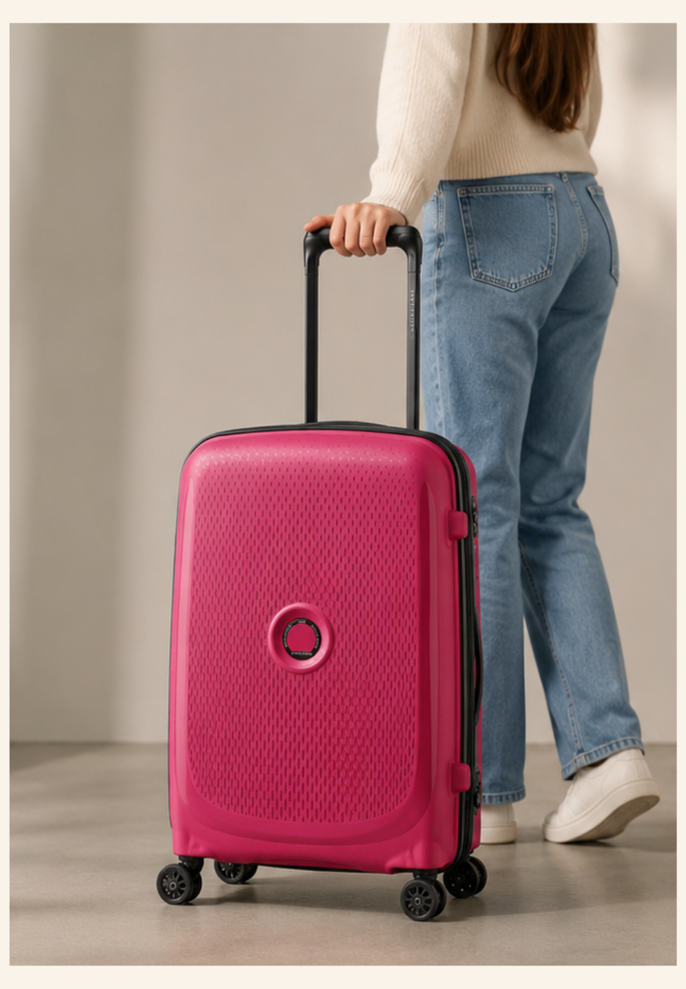 Valise Delsey cabine slim recyclée BELMONT PLUS