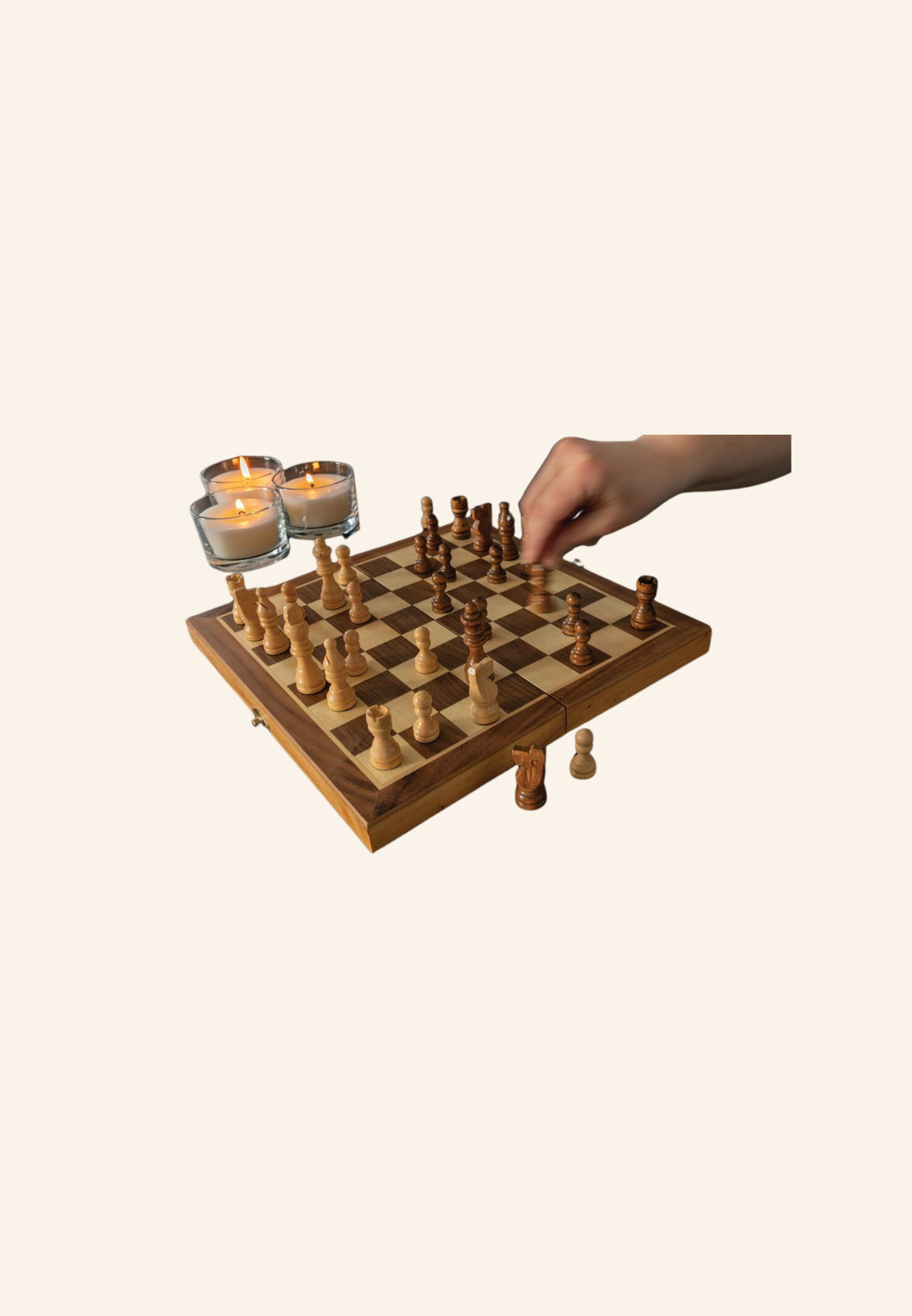 Jeu d'échecs pliable Noé