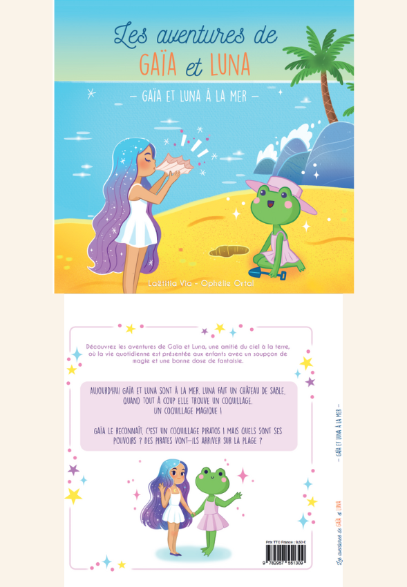 Livre personnalisable : Les aventures de Gaïa et Luna