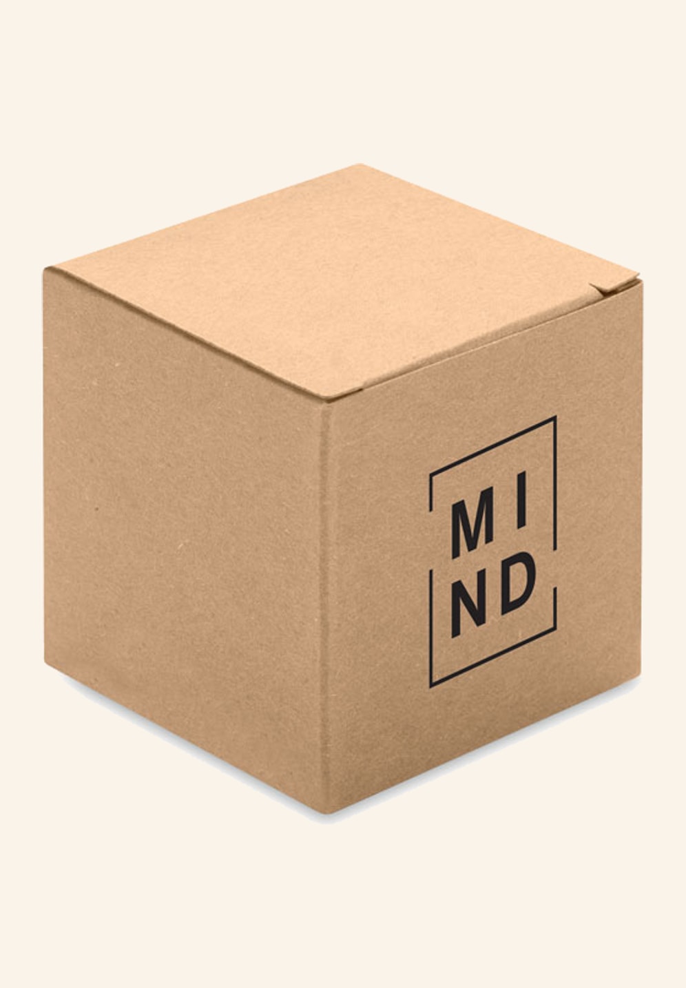 Boîte en papier recyclé du casse-tête cube avec un logo marqué