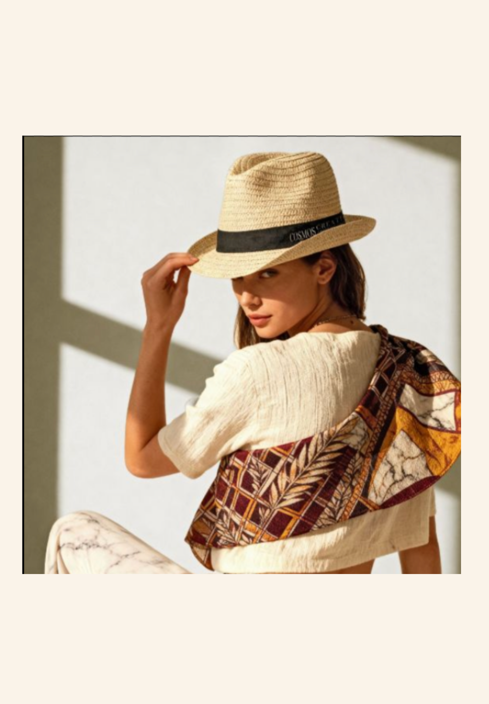 Chapeau en paille Cartney