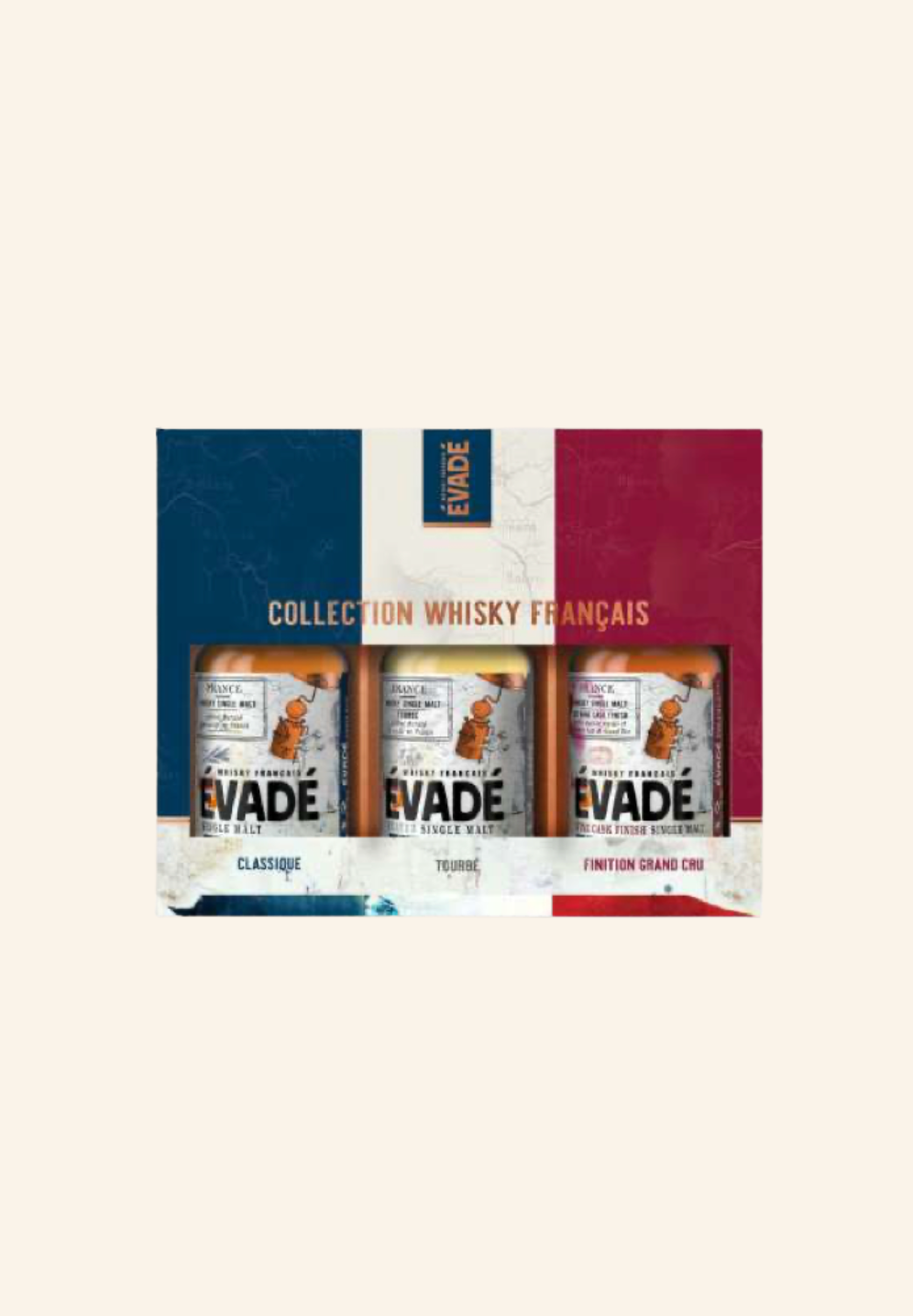 Coffret Trilogie Évadé 3 × 20 cl