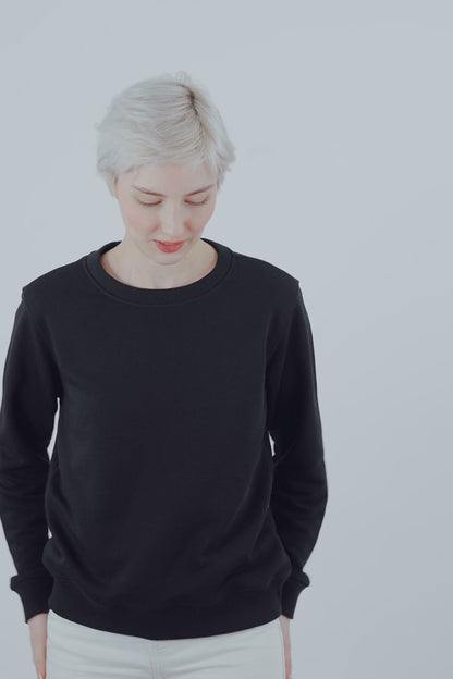 Sweat molletonné femme coton biologique Alexia
