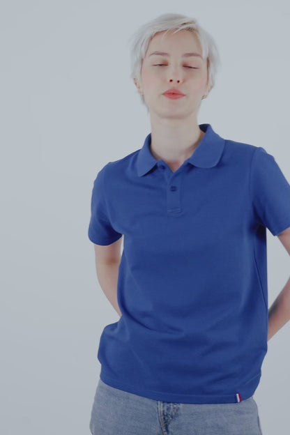 Polo maille piquée coton biologique Paulette